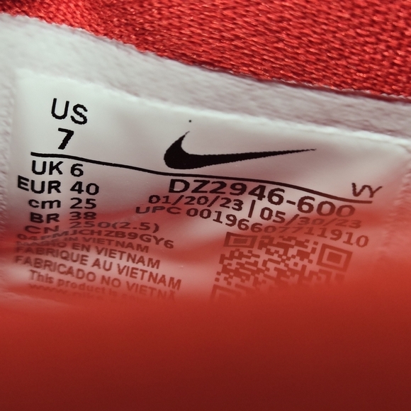 Nike Zoom Freak 5 TB \'University Red\' Men\'s Basketball Shoes Size 7 main image 6